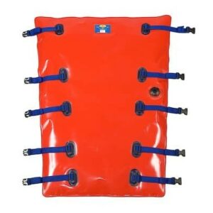 Attelle à dépression jambe, à bille compartimentées R/B