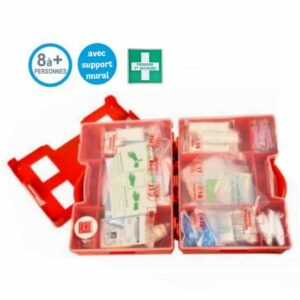 Trousse Médecine du Travail - 8 pers et + - avec support mural