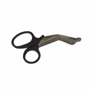 Ciseaux Gesco 19 cm noirs lame grise