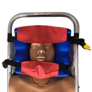 Immobilisateur de tête universel, adapté pour civière de relevage