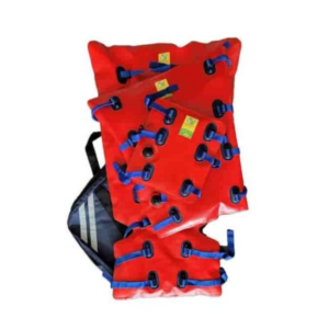 Kit de 3 attelles (poignet/bras/jambe) renfort rouge avec sac de transport